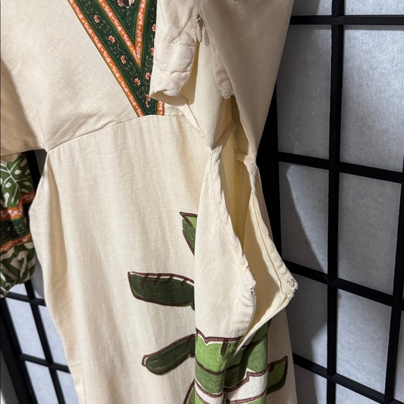 Farm Rio x Anthropologie Palm V-Neck Midi Dress size XL - Picture 7 of 14